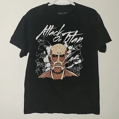 Buy Attack On Titan Colossal Titan Levi Black T-Shirt Size Medium Ripple Junction • 7.74£