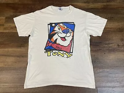 Buy Vintage 1993-96s Kellogg Tony Promo T-shirt Size L • 65.34£