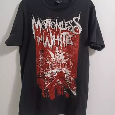 Buy Motionless In White Band Horror Graphic Black T Shirt Reprint Tee NH11037 • 19.50£