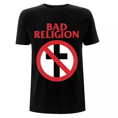 Buy Bad Religion Classic Buster Cross Black Official Tee T-Shirt Mens • 15.33£
