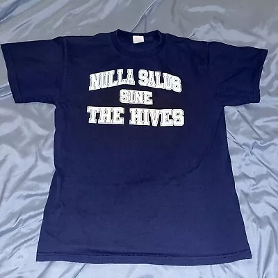 Buy Nulla Salus Sine The Hives Shirt Vintage Navy Blue Punk Rock Refused Garage • 56.02£