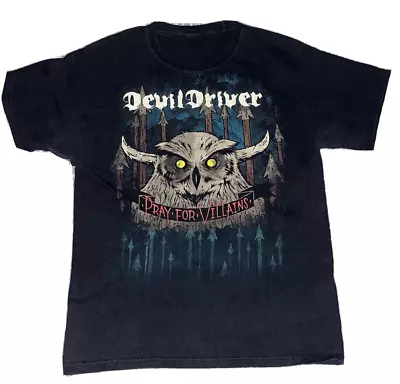 Buy DevilDriver Band Concert Tour Black T-Shirt Cotton  Unisex  JK324 • 19.60£