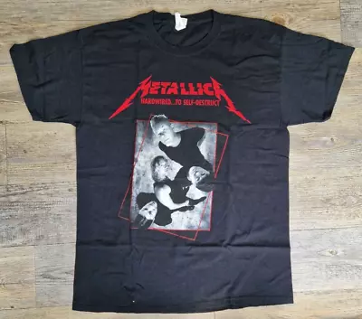 Buy Metallica Mens Metal Band T Shirt Black Short Sleeve Large • 9.99£