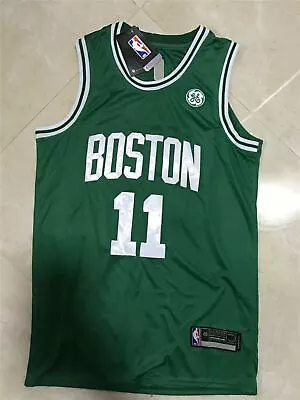 Buy Boston Celtics Kyrie Irving #11 NBA Green Basketball Jersey T-shirt • 21.99£