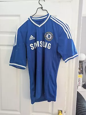 Buy 2013-14 Home Adidas Chelsea FC CFC Football Top T-shirt - Medium • 20£