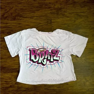 Buy Y2K Bratz Pink Medium Graphic Crop Top T-Shirt • 10.62£