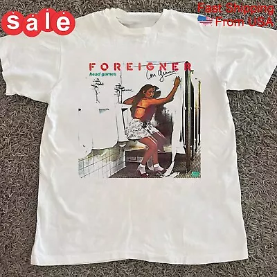 Buy New Foreigner Head Games Gift For Fans Unisex S-5XL Shirt 1LU1040 • 16.80£