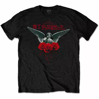 Buy MY CHEMICAL ROMANCE  -  Unisex T- Shirt - Angel Of The Water  -  Black  Cotton  • 14.99£
