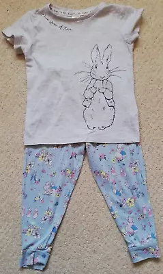 Buy TU Girls Age 4-5 Peter Rabbit Pyjamas - Very Cute! • 2.99£