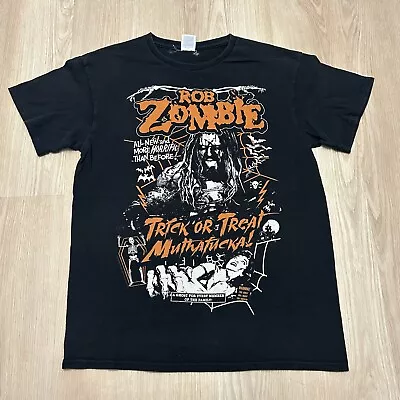 Buy Vintage Rob Zombie Heavy Metal Concert Band Tee Black T Shirt Size Medium Rare • 0.77£