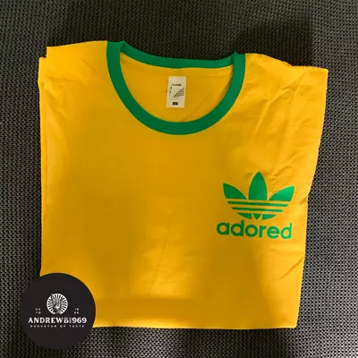 Buy Adored Stone Roses Reni Brazil Ringer Retro Large NWOT T-Shirt Fruit Of The Loom • 12.99£