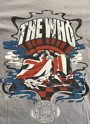Buy The Who Rock And Roll Hall Of Fame Tee Shirt Men's Medium 100% Cotton • 5.41£
