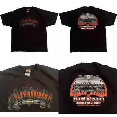 Buy Harley Davidson Men's Sz XL Thunderbird Albuquerque New Mexico 2006 2008 T'shirt • 17.50£