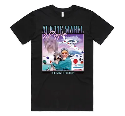 Buy Auntie Mabel & Pippin Homage T-shirt Tee Funny 90s Kid UK TV Show Come Outside • 11.99£