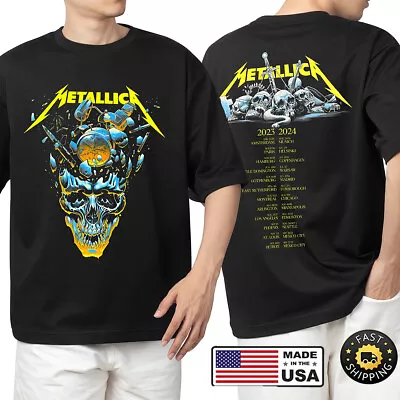 Buy Metallica Rock Band M72 Tour 2023 2024 Music Event T Shirts For Men Women S-5XL • 25.11£