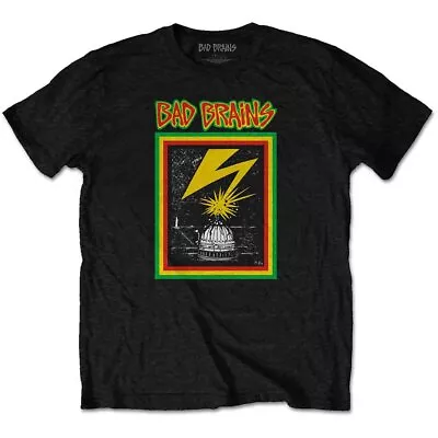 Buy Bad Brains T Shirt Capitol Strike Band Logo Official Mens Black S • 15.95£