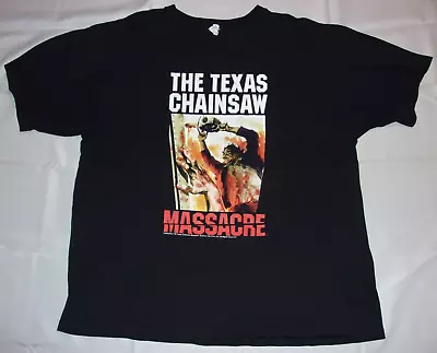 Buy THE TEXAS CHAINSAW MASSACRE T-shirt Black Horror Tee Movie Vintage 2XL • 93.35£