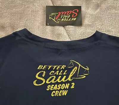 Buy BETTER CALL SAUL 2015 Season 2 Crew Gift T-shirt Gently Used Extra Large XL • 115.56£