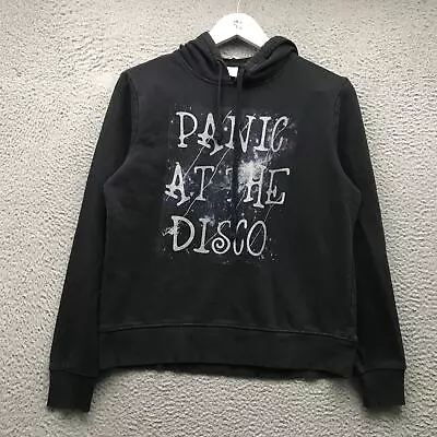 Buy Panic At The Disco Music Sweatshirt Hoodie Women's Medium M Graphic Black White • 26.08£