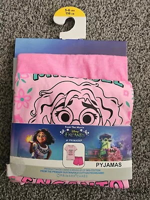Buy Disney Encanto Girls Primark PJs Pyjamas New Size 5-6 Years • 3£