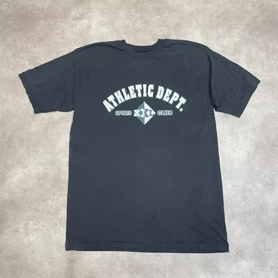 Buy Athletic Department T-Shirt Mens Graphic XXL Club  Single Stitch Tee, Black XL • 25£