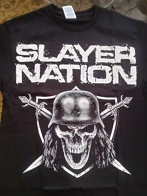 Buy SLAYER NATION/Oakland Raiders 2014 T-shirt ~Never Worn~ Small • 14.91£