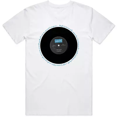 Buy White Oasis Liam Noel Gallagher Live Forever Official Tee T-Shirt Mens Unisex • 16.06£