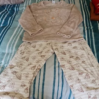 Buy Womens Disney Winnie The Pooh Pyjamas Size 12-14 • 4.70£