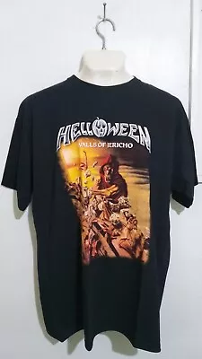 Buy Helloween Walls Jericho T Shirt Heavy Metal Blind Guardian Judas Priest Saxon • 19.61£