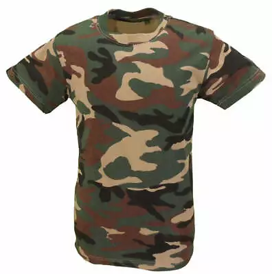 Buy Mens Camouflage Camo Woodland T Shirts • 9.99£