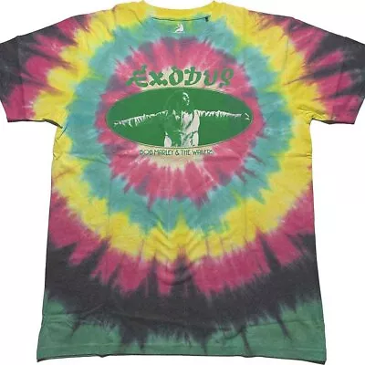Buy Bob Marley 'Exodus Oval' Tie Dye T Shirt - NEW OFFICIAL • 15.49£