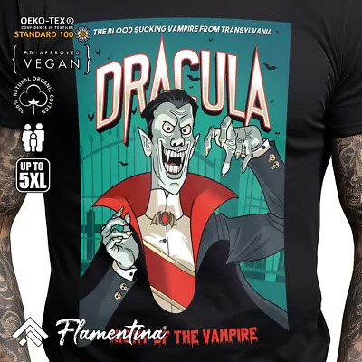 Buy Night Of The Vampire Comics Mens T-Shirt Horror Dracula Monster P983 • 10.99£