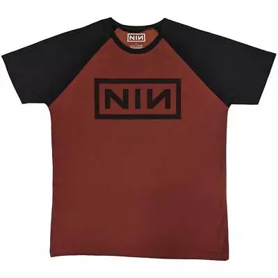 Buy Nine Inch Nails Unisex Raglan T-Shirt: Classic Logo (Large) • 16.87£