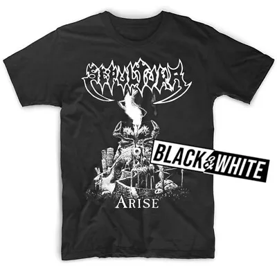 Buy Sepultura ARISE 1991 Album V1 T Shirt BLACK Sizes S-5XL New Cavalera • 18.67£