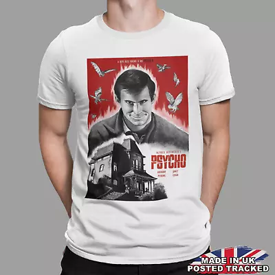 Buy Psycho T-Shirt Retro Vintage Classic Movie Tee Gift Horror Film Gift UK • 6.99£