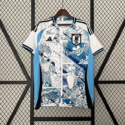 Buy Japan Football Shirt 2024 Dragon Ball Blue Edition T-shirt • 39£
