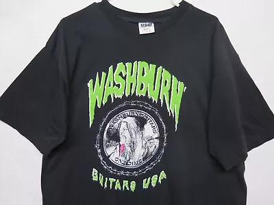 Buy Rare Washburn Vintage Dimebag Darrell UMC US Music Corp T Shirt Size XL Pantera • 326.71£