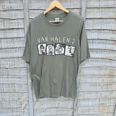 Buy Vintage 90s Van Halen Band Tour T Shirt Mens Large • 59.99£