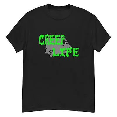 Buy  Creep Life  T-shirt Creepy Van Funny Criminal Misfit Weirdo Demented Loner • 15.87£