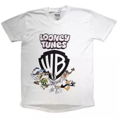 Buy Looney Tunes - T-Shirts - Large - Short Sleeves - Warner Bros Shield - N500z • 12.28£