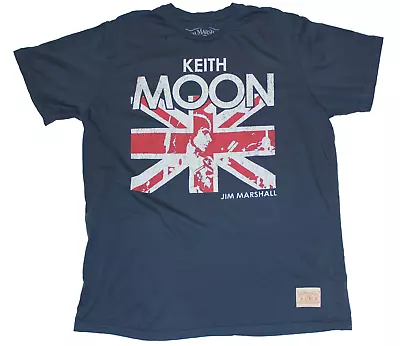 Buy Keith Moon Union Jack Jim Marshall Tee Shirt • 9.33£