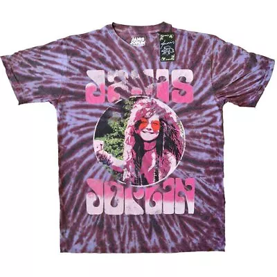 Buy Janis Joplin Unisex T-Shirt: Pink Shades (Wash Collection) (Medium) • 16.87£