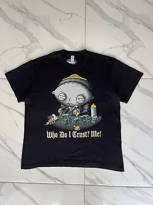 Buy Family Guy Stewie Scarface T-Shirt - Size Large  • 30£