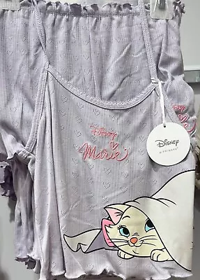 Buy Disney Aristocats Marie The Cat Cami Pyjama Set UK Sizes 4-20 2XS-XL • 22.99£