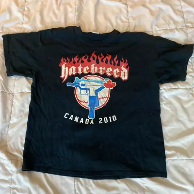 Buy Hatebreed 2010 Canada Tour T-shirt Cotton Unisex Tee All Size S-4Xl BO390 • 23.89£