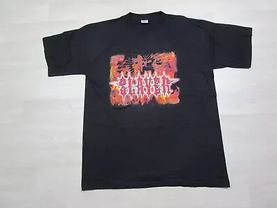 Buy Vintage Slayer Band T Shirt (XL) Y2K Jagermeister Music Tour W/ Hatebreed Metal • 85.72£