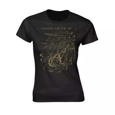Buy HARAKIRI FOR THE SKY ARSON GOLD T-Shirt, Girlie  Womens: 10 BLACK • 9.61£