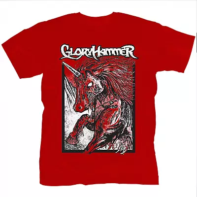 Buy Gloryhammer Album Red T-shirt Short Sleeve All Sizes S To 5Xl 2F563 • 17.60£