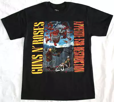 Buy Guns N' Roses - Appetite For Destruction T Shirt, Remake New Shirt TE2012 • 27.02£