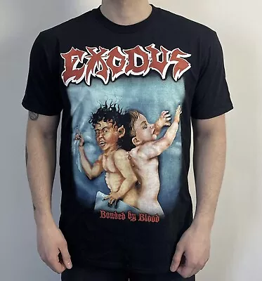 Buy Exodus - Bonded By Blood (Gildan)  Black T-Shirt Testament Slayer • 19.49£